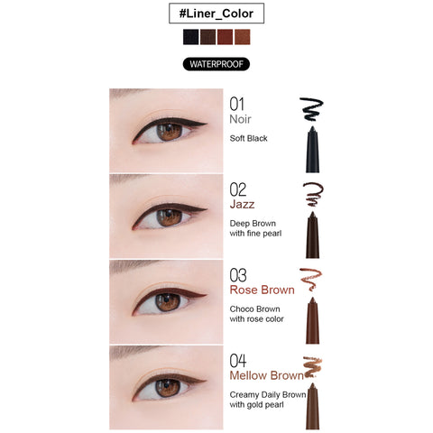 BBIA Last Auto Gel Eyeliner silmänrajaus sävyt 01-04