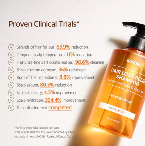 Kundal Beer Yeast Scalp Shampoo (Herb Mint)