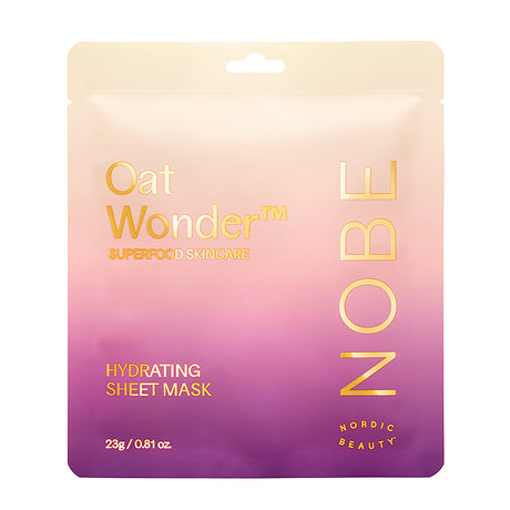 NOBE Superfood Skincare Oat WonderÂź Hydrating Sheet Mask