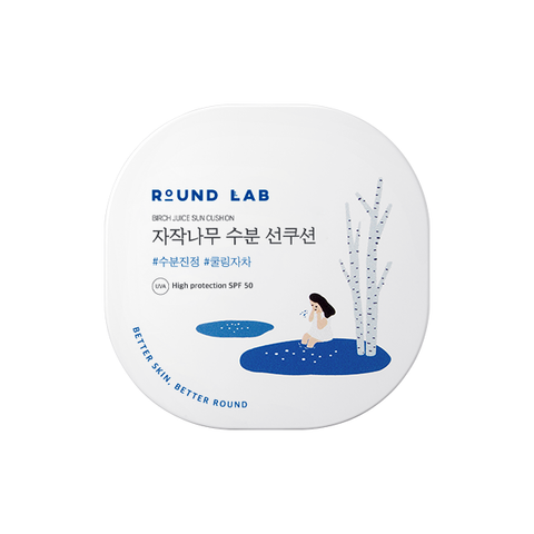 [Round Lab] Birch Juice Feuchtigkeitsspendendes Sonnenschutzkissen