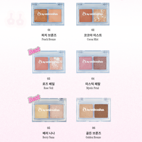 [Unleashia] A by Unleashia Cotton Candy Face Palette