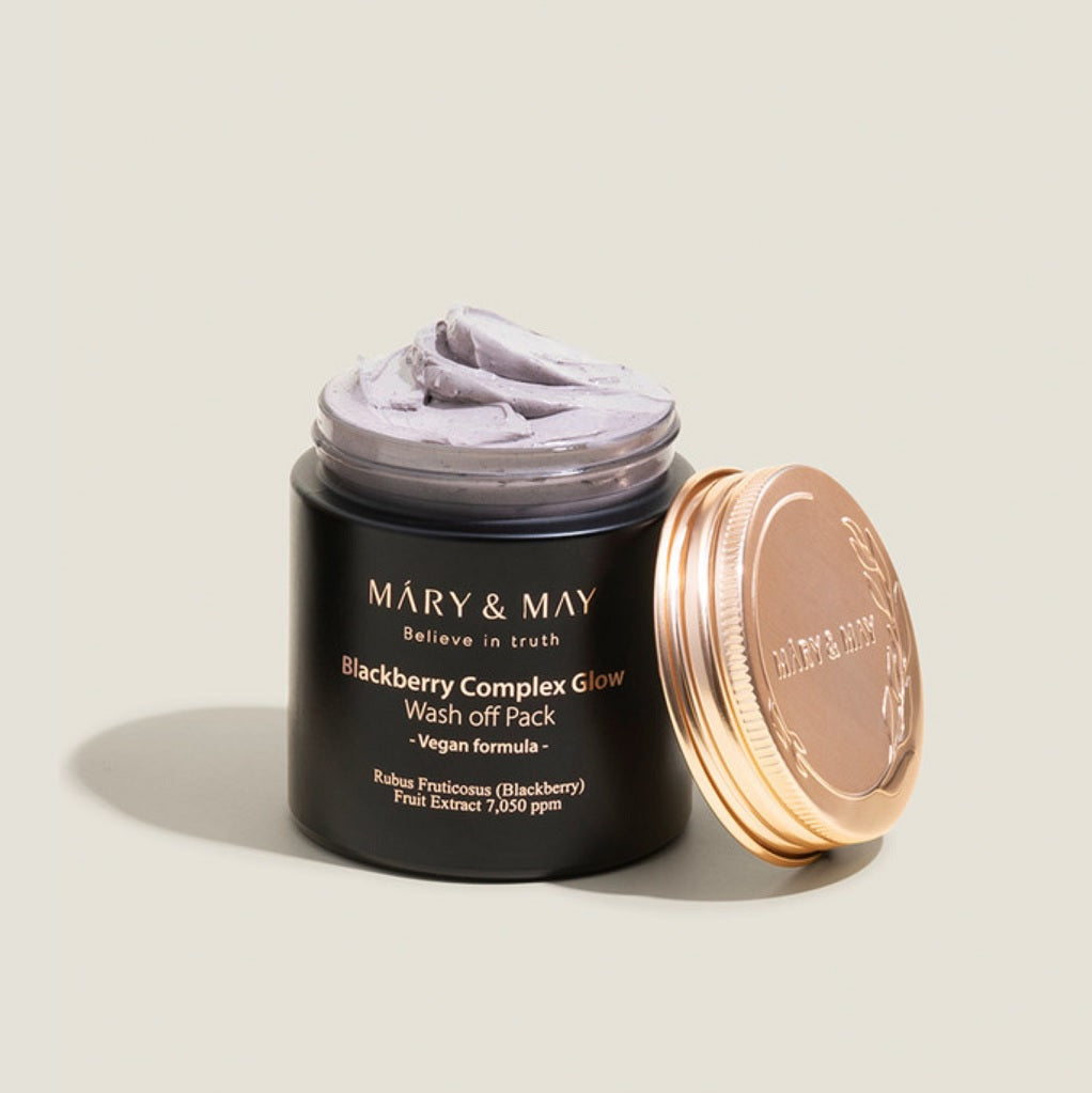 [Mary&May] Veganer Brombeer-Komplex Glow Wash Off Pack