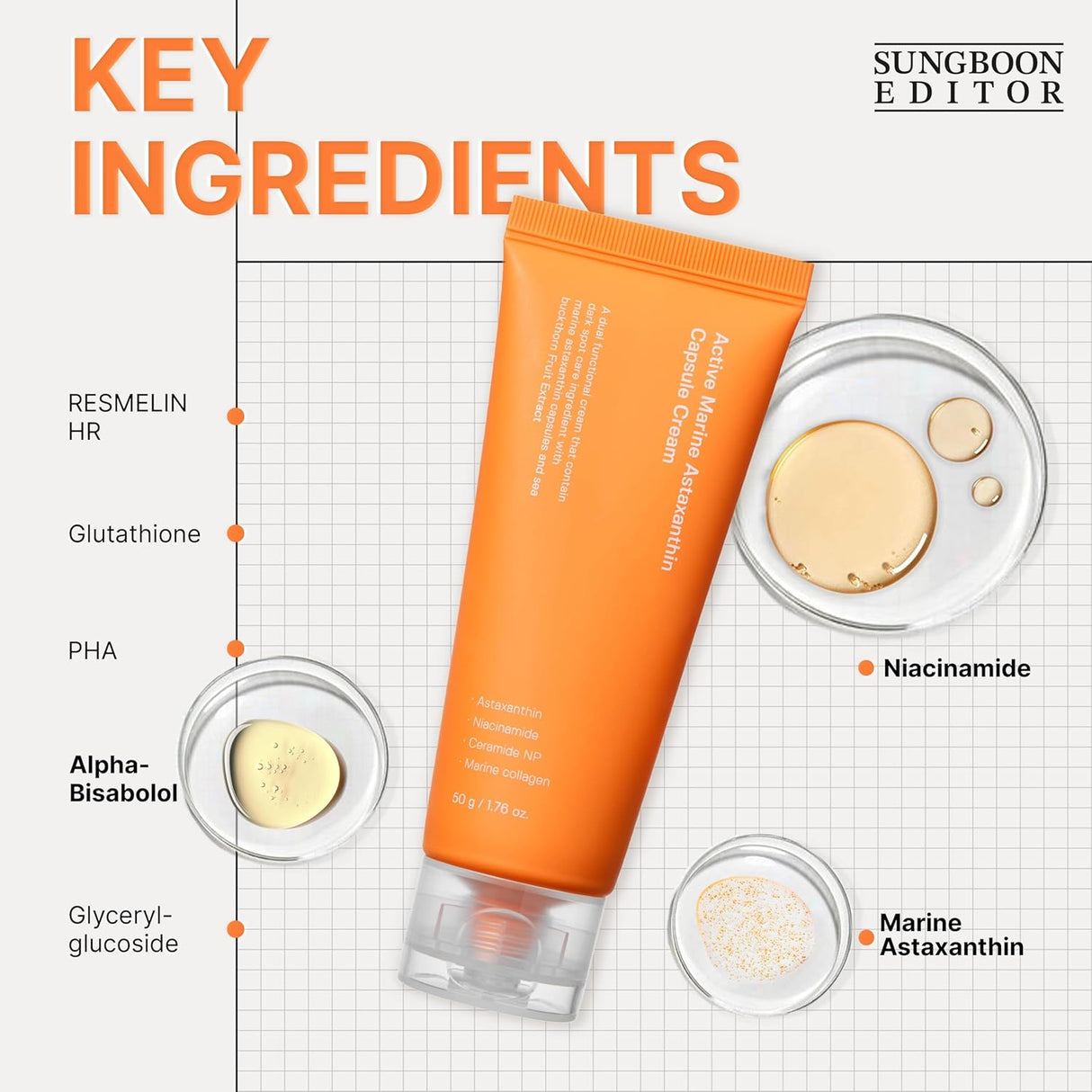 [Sungboon Editor] Aktive Marine Astaxanthin Kapselcreme