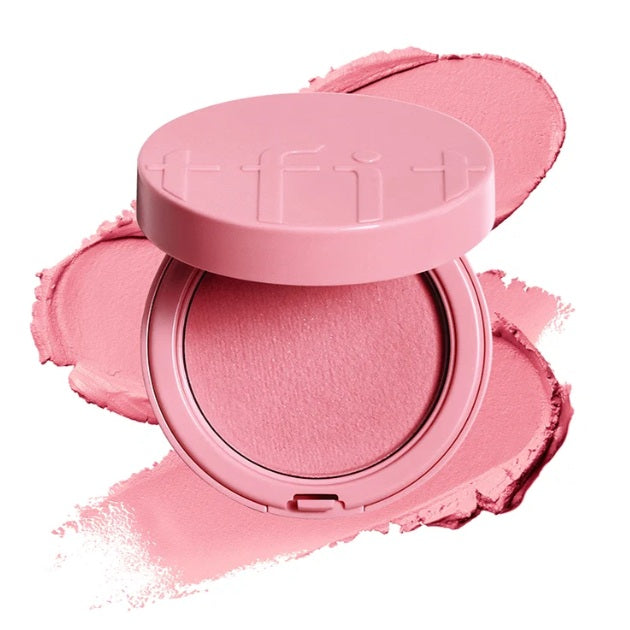 [TFIT] Fluffy Velvet Cushion Blush