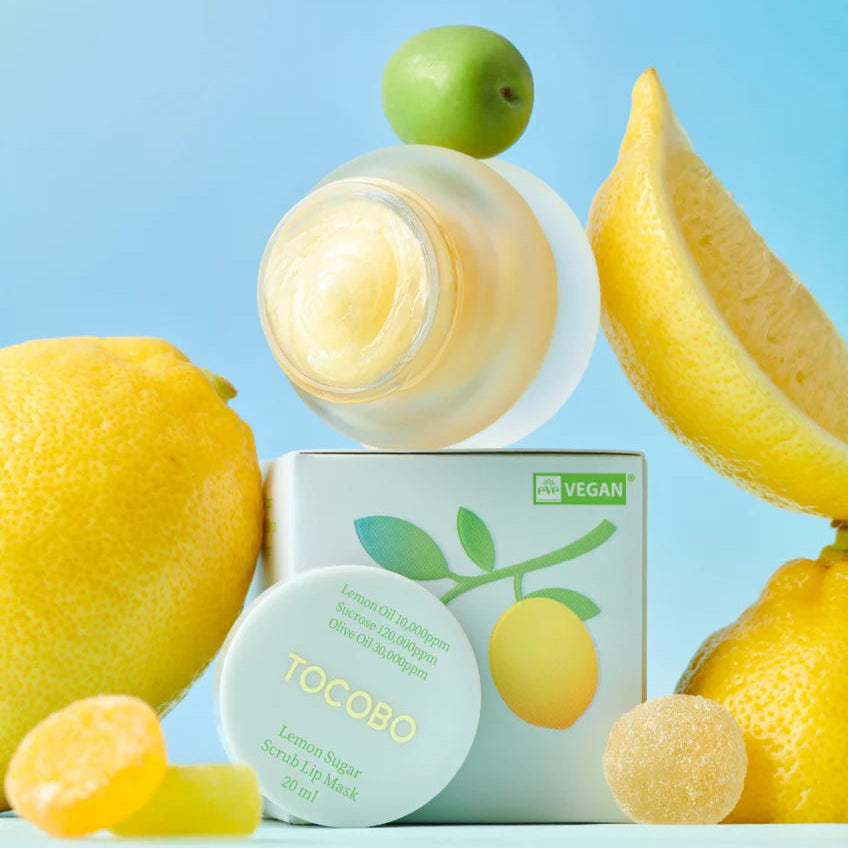 [Tocobo] Zitronen-Zucker-Peeling Lippenmaske