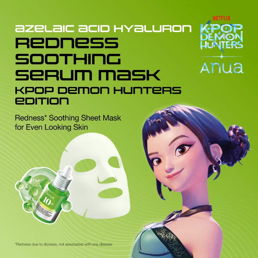 [Anua] Azelaic Acid Hyaluron Redness Soothing Serum Mask (KPop Demon Hunters Edition)