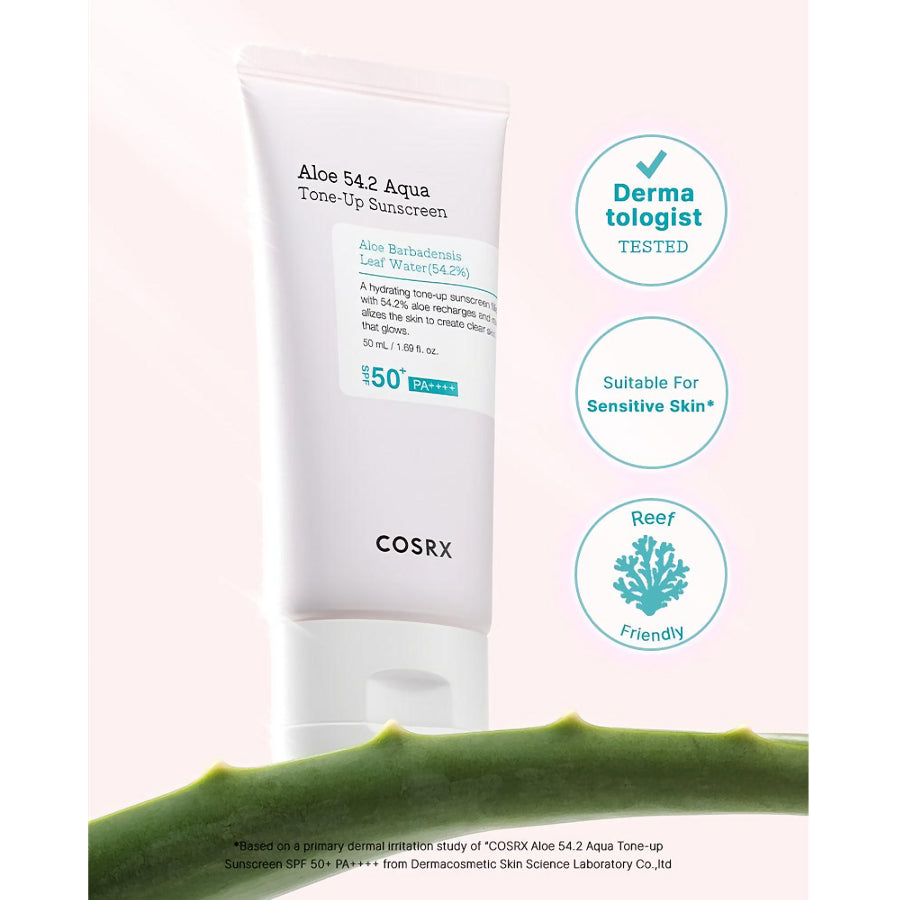 [COSRX] Aloe 54.2 Aqua Tone-Up Sonnenschutz