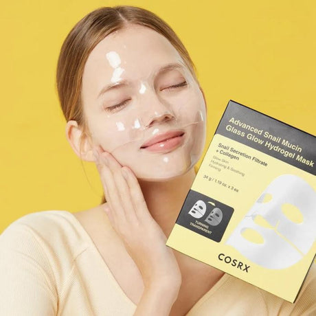 [COSRX] Fortgeschrittene Schneckenschleim-Glas-Glow-Hydrogel-Maske