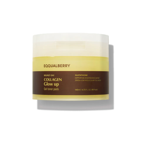 [EQQUALBERRY] Collagen Glow Up Gel Toner Pads