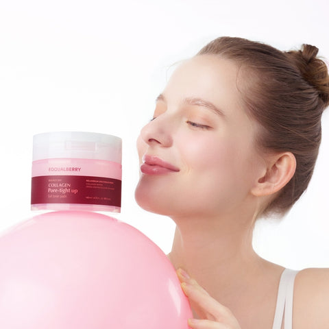 [EQQUALBERRY] Collagen Pore-Tight Up Gel Toner Pads