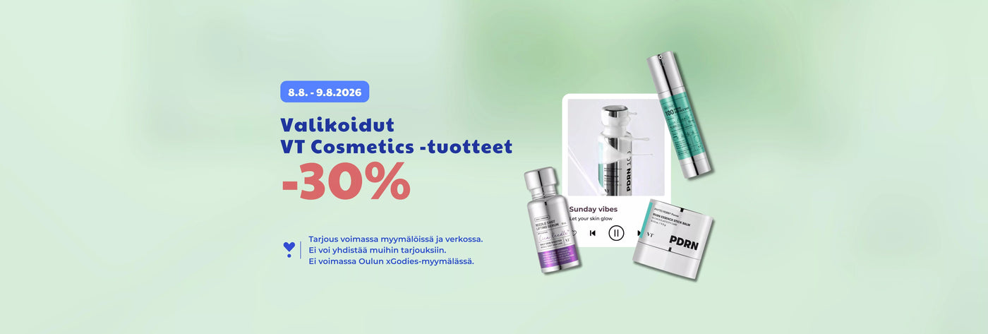 8.–9.8.2026: Ausgewählte VT Cosmetics-Produkte -30%