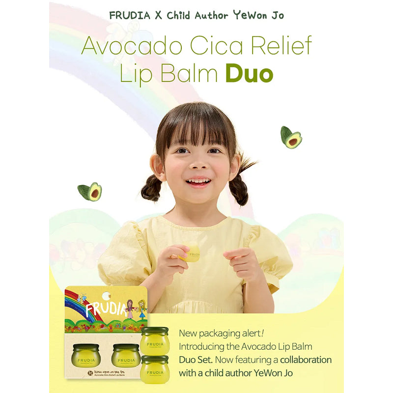[Frudia] Avocado Cica Relief Lippenbalsam Duo Set