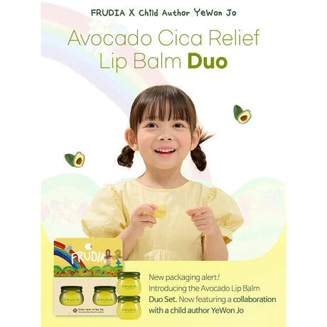 [Frudia] Avocado Cica Relief Lippenbalsam Duo Set