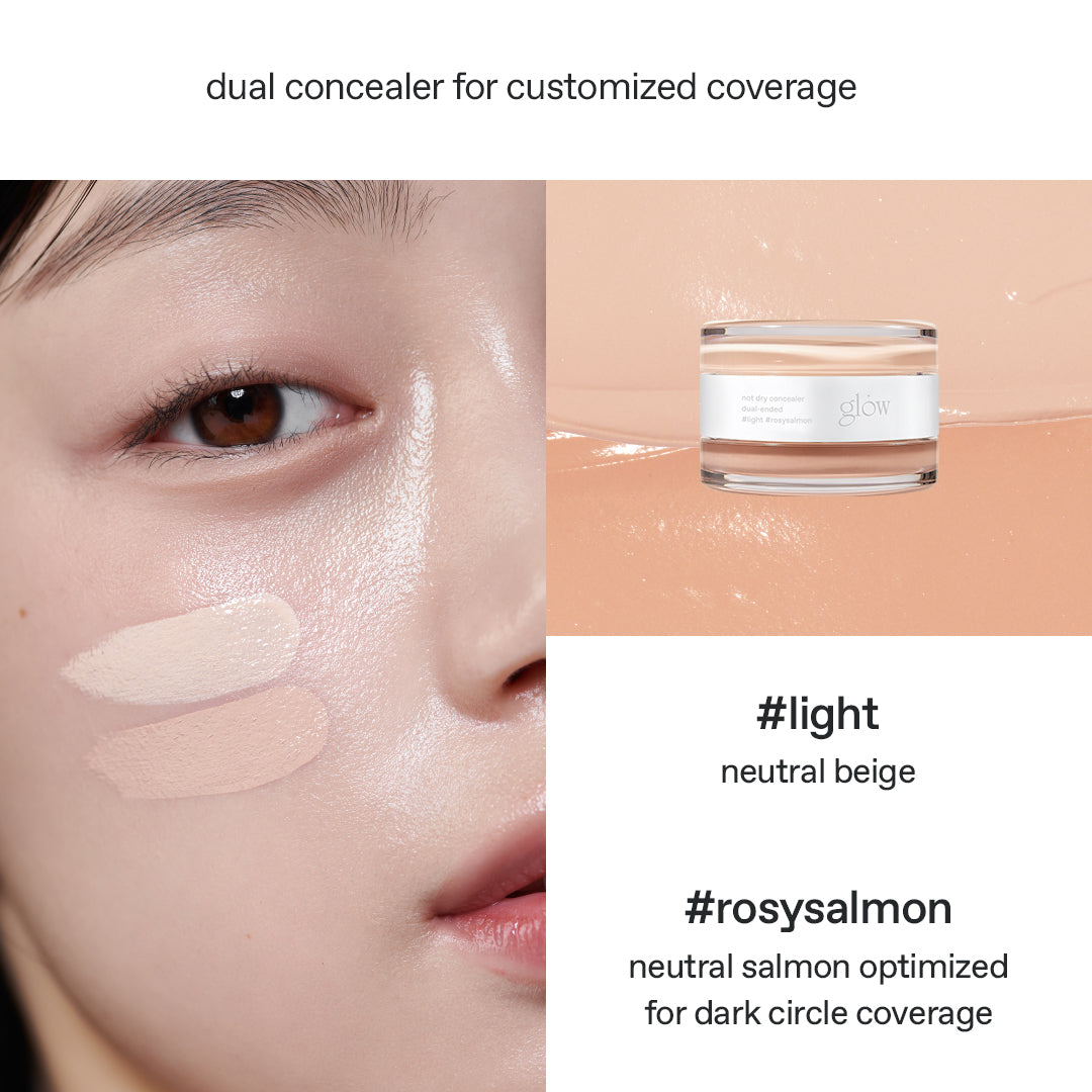 [glow] nicht trockener Concealer mit zwei Enden