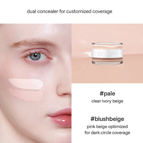 [glow] nicht trockener Concealer mit zwei Enden