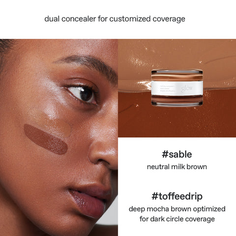 [glow] nicht trockener Concealer mit zwei Enden