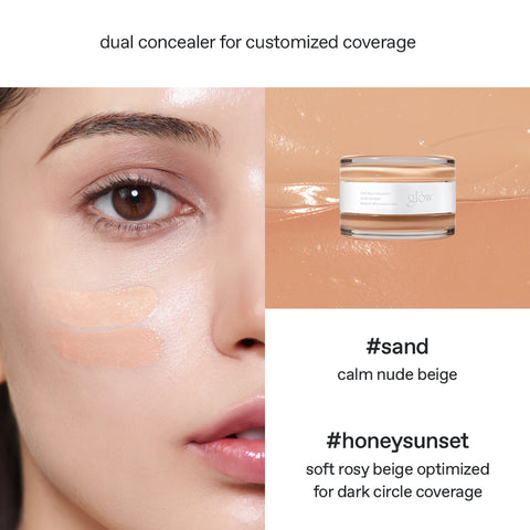 [glow] nicht trockener Concealer mit zwei Enden