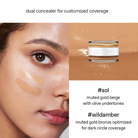 [glow] nicht trockener Concealer mit zwei Enden