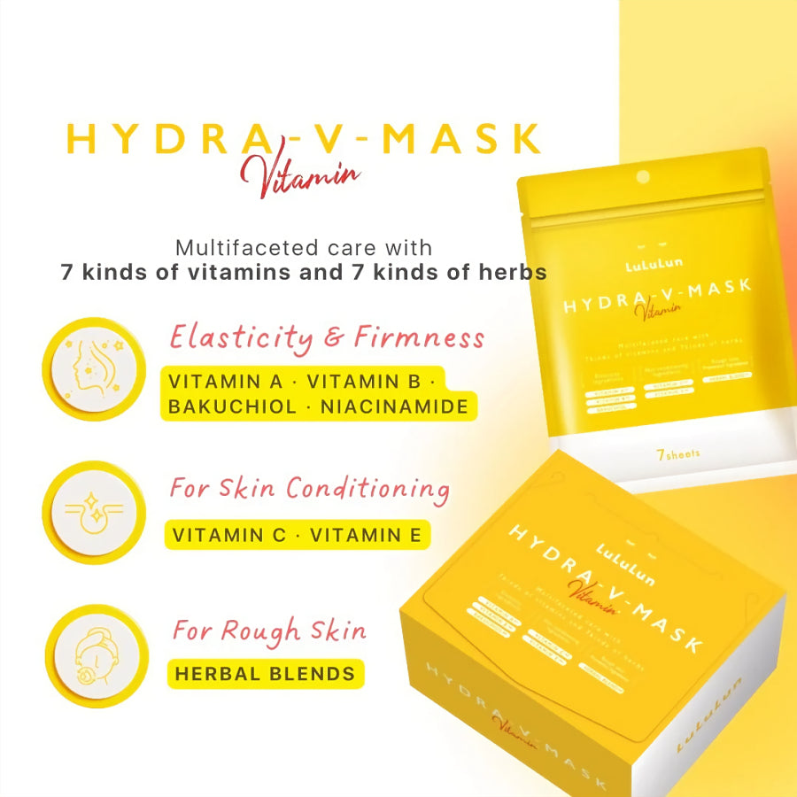[LuLuLun] Hydra-V Vitamin Gesichtsmaske (28 Stück)