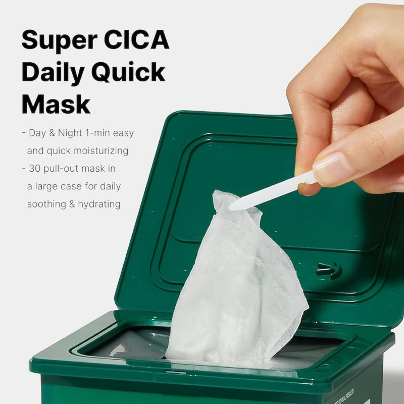 [medicube] Super Cica Daily Quick Maske (30 Stück)