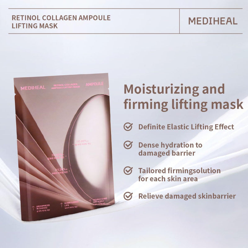[Mediheal] Retinol Collagen Ampullen Lifting Maske