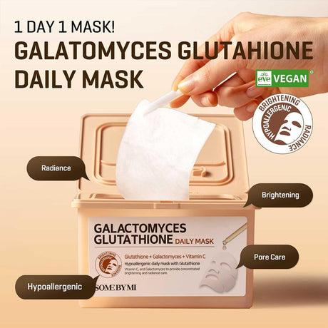[Some By Mi] Galactomyces Glutathione Daily Mask (30 Stück)