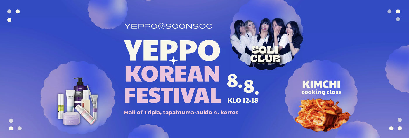 Yeppo Korean Festival 8.8.2026 Mall of Tripla, Helsinki