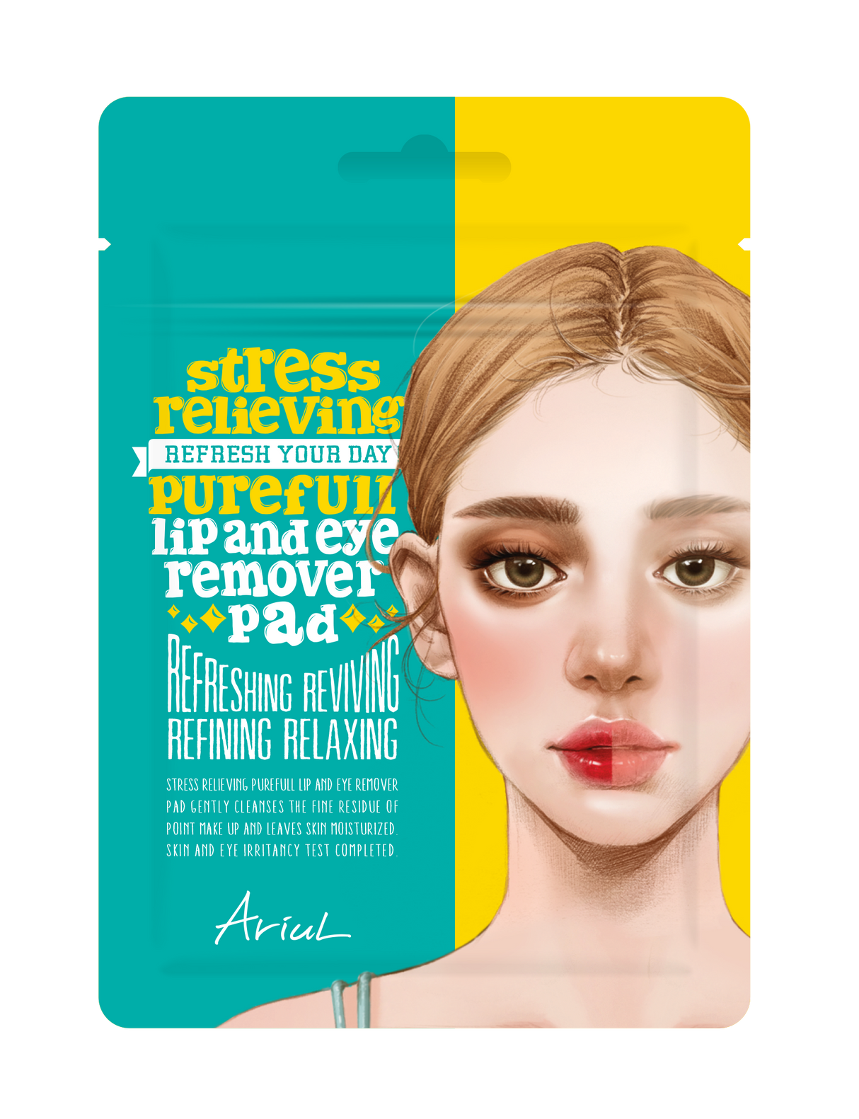 [Ariul] Stressabbauendes Purefull Lippen- und Augenentferner-Pad