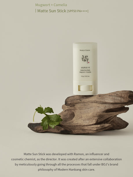 [Beauty of Joseon] Matte Sun Stick : Beifuß + Kamelie