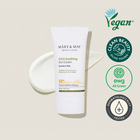 [Mary&May] CICA Soothing Sun Cream (EXP. 4.7.2026)
