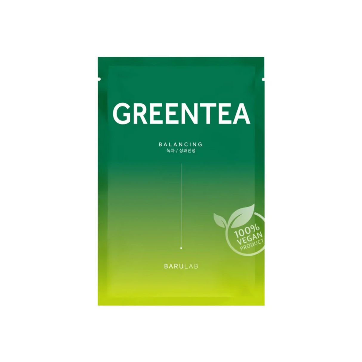 [Barulab] Die Clean Vegan Maske Grüner Tee