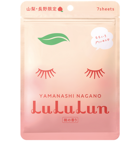 [LuLuLun] Premium Sheet Mask Yamanashi Peach (7 Stück)