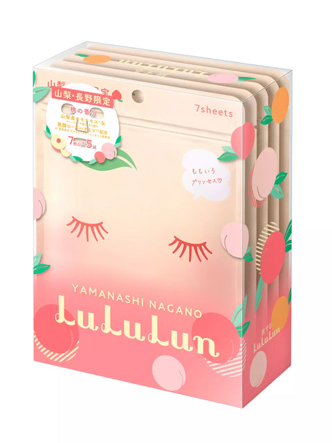 [LuLuLun] Premium Sheet Mask Yamanashi Peach (7 Stk. x 5 Stk.)